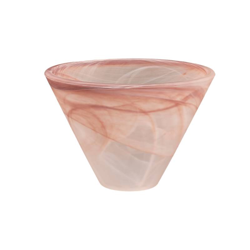 Náhradné tienidlo pre závit E14 (3cm) bielo-hnedý alabaster, priemer: 16cm