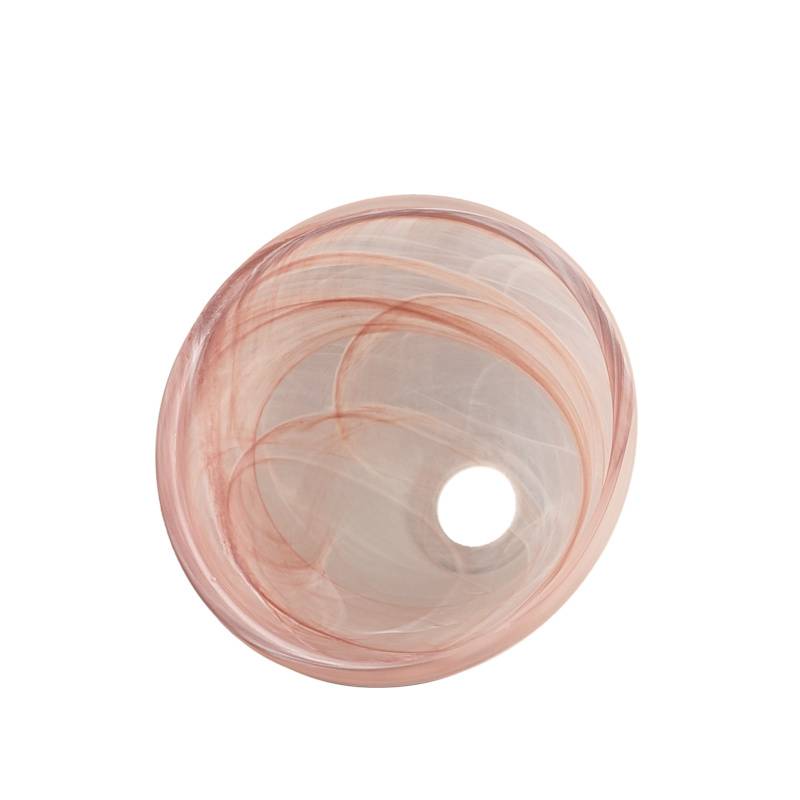 Náhradné tienidlo pre závit E14 (3cm) bielo-hnedý alabaster, priemer: 16cm