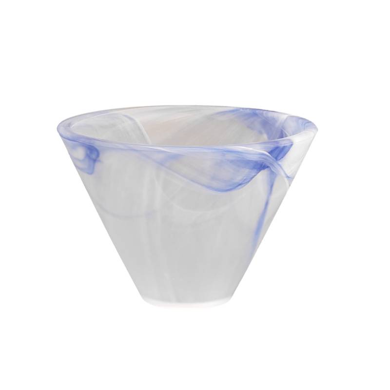 Náhradné tienidlo pre závit E27 (4,2cm) alabastrové modré, priemer: 16cm