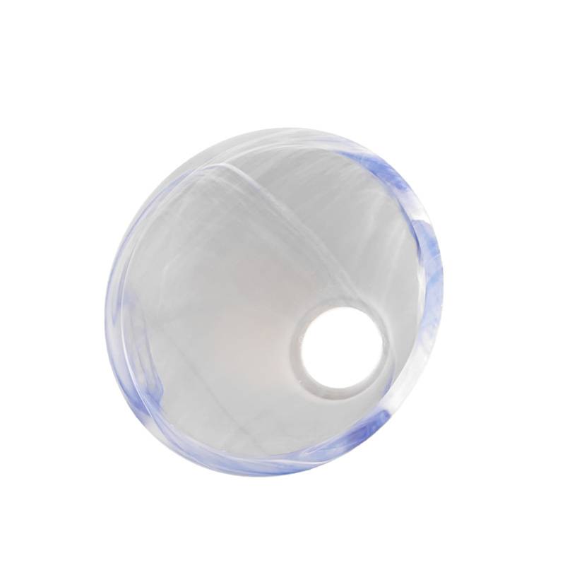 Náhradné tienidlo pre závit E27 (4,2cm) alabastrové modré, priemer: 16cm