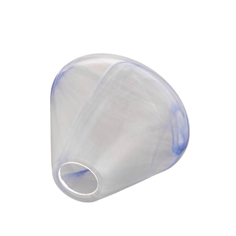 Náhradné tienidlo pre závit E27 (4,2cm) alabastrové modré, priemer: 16cm