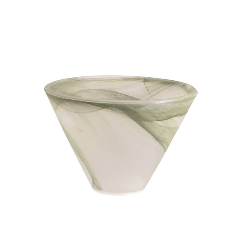 Náhradné tienidlo pre závit E27 (4,2cm) alabastrové zelené, priemer: 16cm