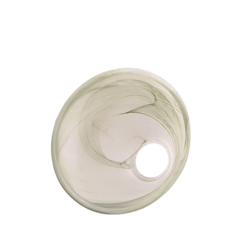 Náhradné tienidlo pre závit E27 (4,2cm) alabastrové zelené, priemer: 16cm