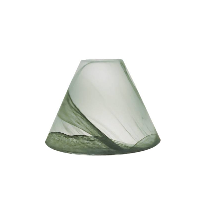 Náhradné tienidlo pre závit E27 (4,2cm) alabastrové zelené, priemer: 16cm