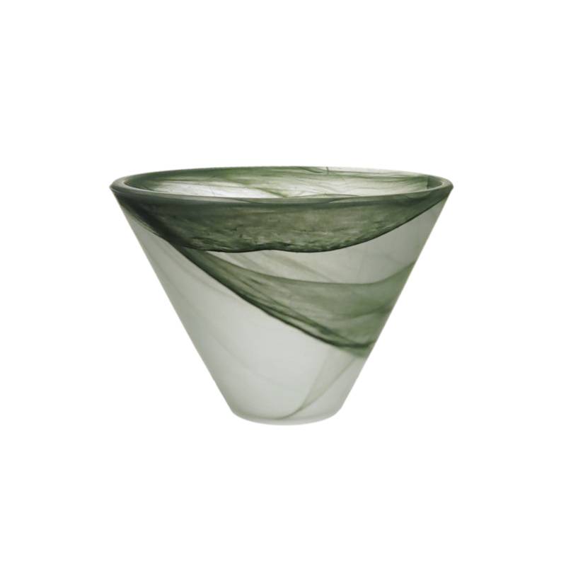 Náhradné tienidlo pre závit E27 (4,2cm) alabastrové zelené, priemer: 16cm
