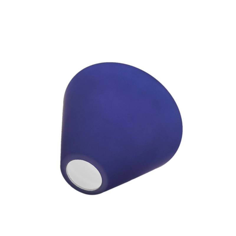 Náhradné tienidlo pre závit E27 (4,2cm) kobaltové modré+biele, priemer: 16cm