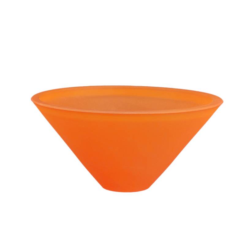 Náhradné tienidlo pre závit E27 (4,2cm) oranžové, priemer: 20cm
