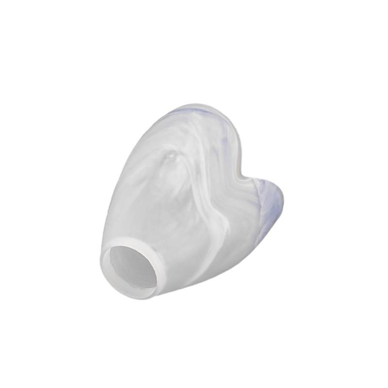 Náhradné tienidlo pre závit E14 (30mm) bielo-modrý alabaster, priemer: 9cm