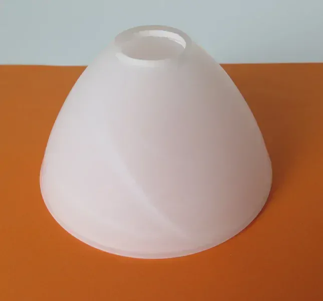 Náhradné tienidlo pre závit E14 (30mm) biele s alabastrom, priemer: 12,8cm 