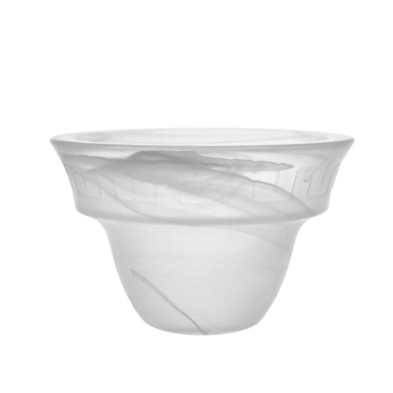 Náhradné tienidlo pre závit E27 (42mm), priemer 15cm biely alabaster