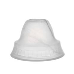 Náhradné tienidlo pre závit E27 (42mm), priemer 15cm biely alabaster