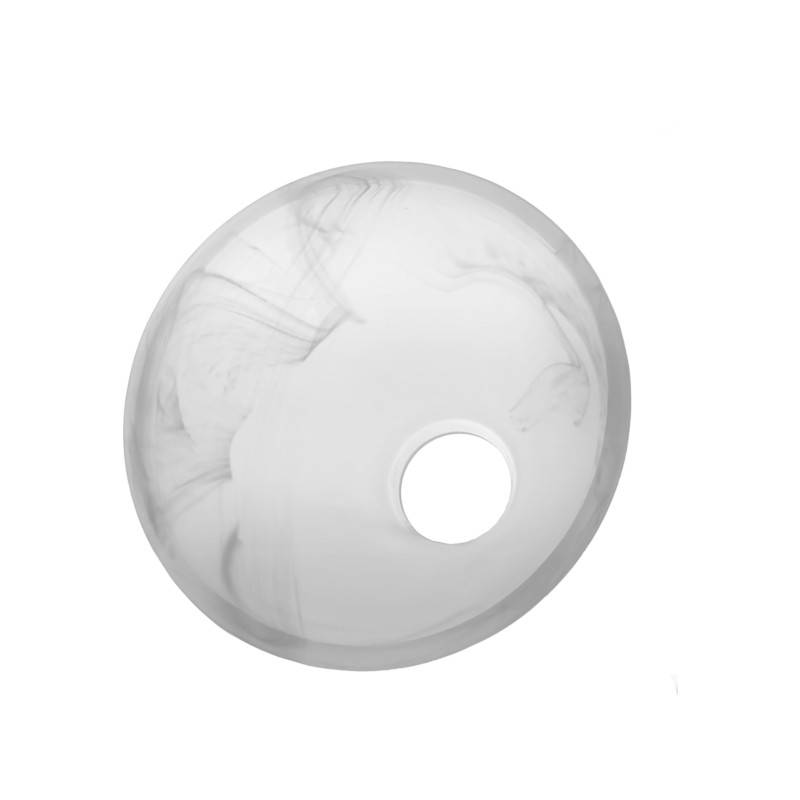 Náhradné tienidlo pre závit E27 (4cm) biely alabaster, priemer: 15,6cm