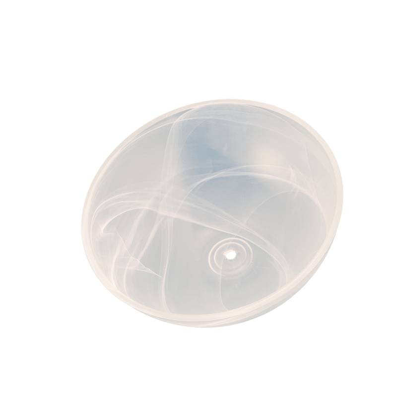 2. trieda sklenené tienidlo biele alabastrové mont. otvor 1cm, priemer 25cm 