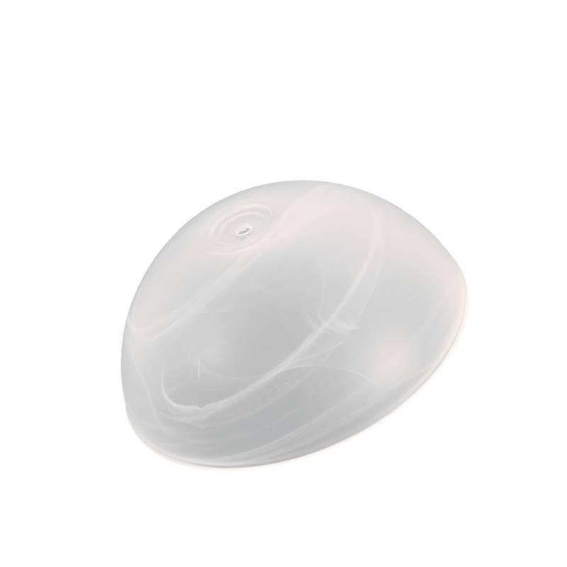 2. trieda sklenené tienidlo biele alabastrové mont. otvor 1cm, priemer 25cm 