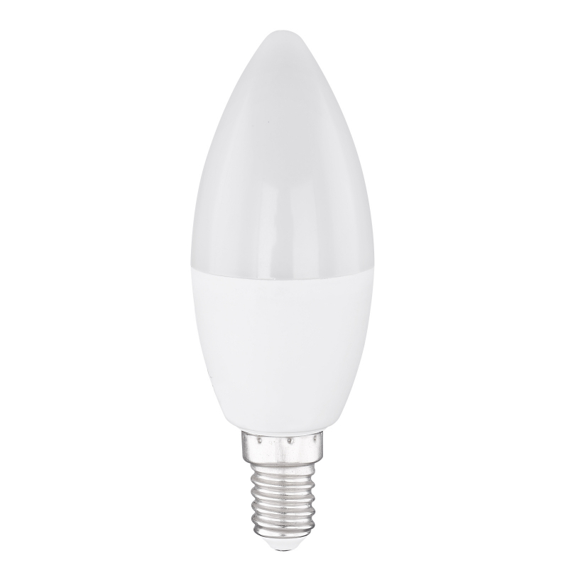 SMART sviečková LED žiarovka RGB+biela E14/5W=40W s diaľkovým ovládačom