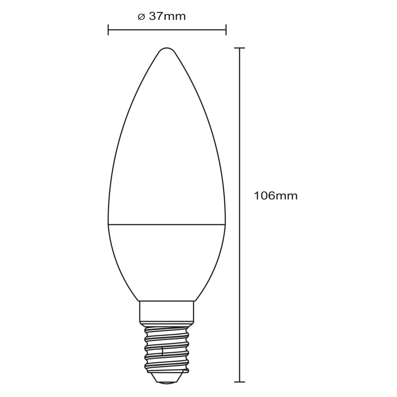SMART sviečková LED žiarovka RGB+biela E14/5W=40W s diaľkovým ovládačom
