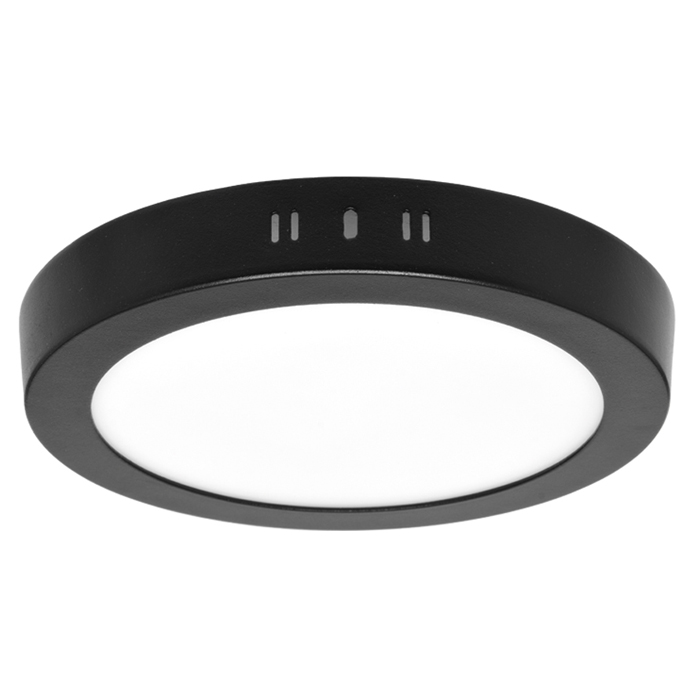 LED prisadené svietidlo LADA 2 čierne 18W CCT 3000-4000-6000K, priemer 22cm