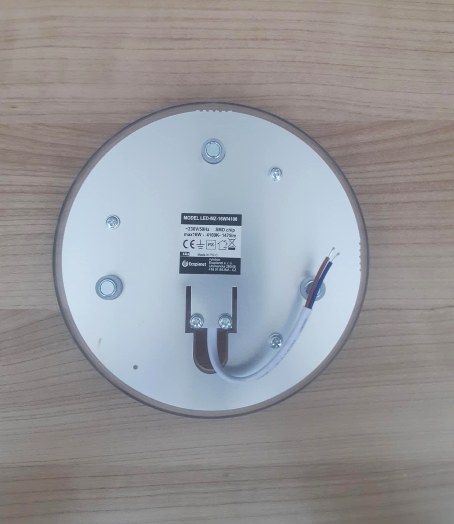 SMD LED modul 16W/4100K/1475lm, priemer 15,5cm