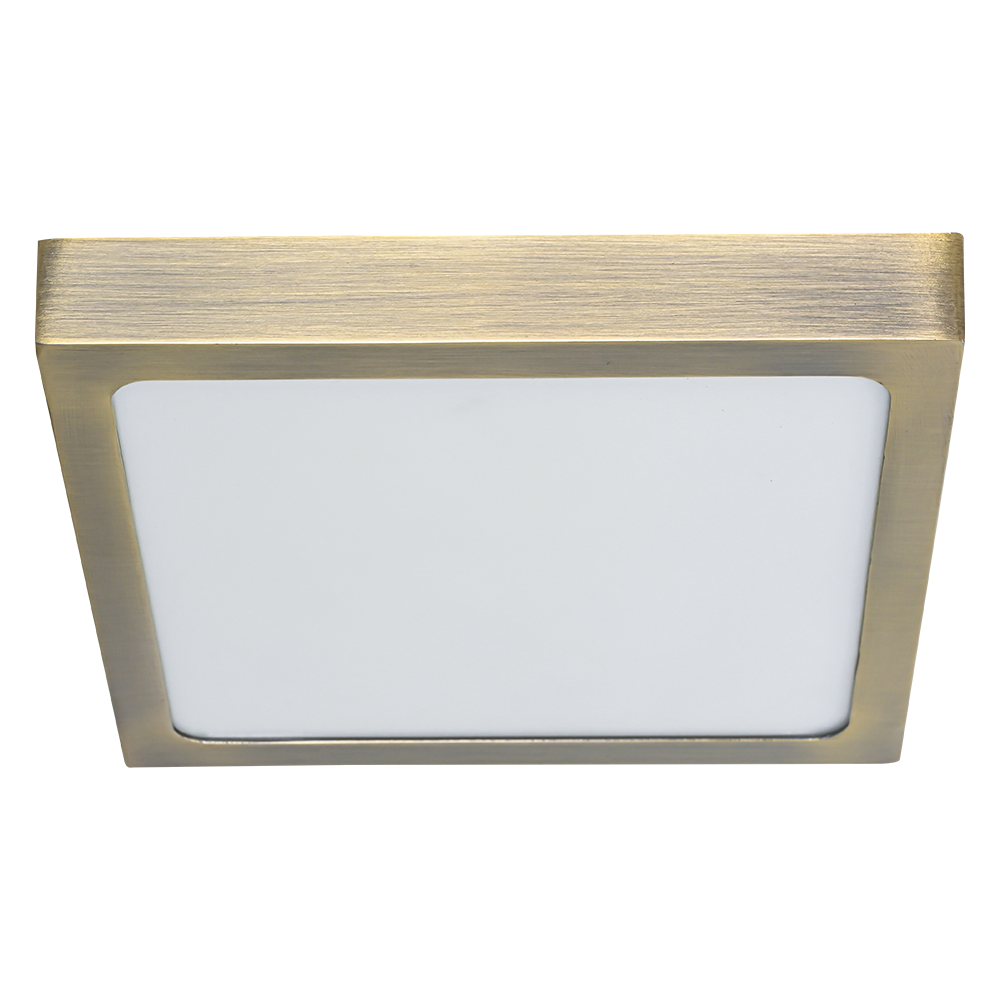LENYS stropné ledkové svietidlo antická mosadz LED 26W/4000K, 30x30cm, IP20
