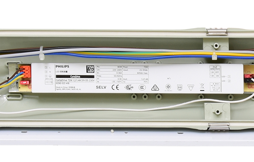 LIBRA prachotesné svietidlo SMD LED/72W IP65, dĺžka: 150cm