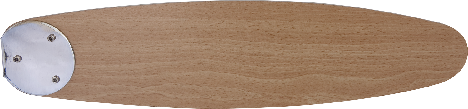 AZURA stropný ventilátor so svetlom 1xE14/60W, buk/grafit