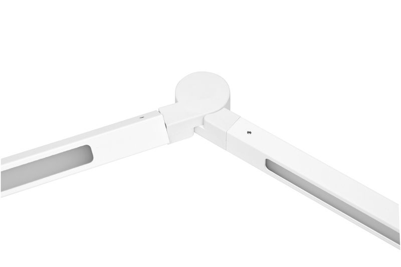 SPACE stmievateľná stolná led lampa biela 19W, CCT 3000-6000K na uchytenie o stôl