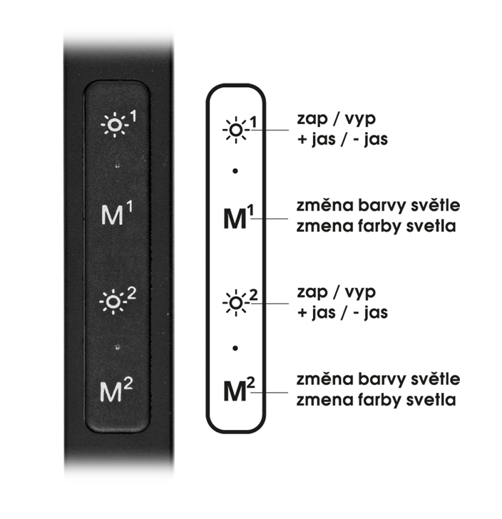 SPACE stmievateľná stolná led lampa čierna 19W, CCT 3000-6000K na uchytenie o stôl