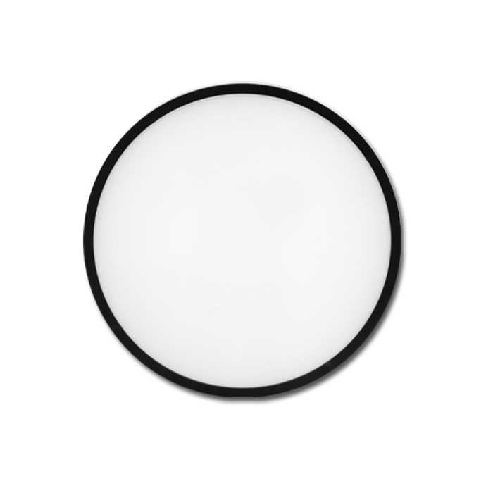 MARTIN stropné svietidlo čierne LED/25W/3000K-4000K, priemer 35cm, IP65