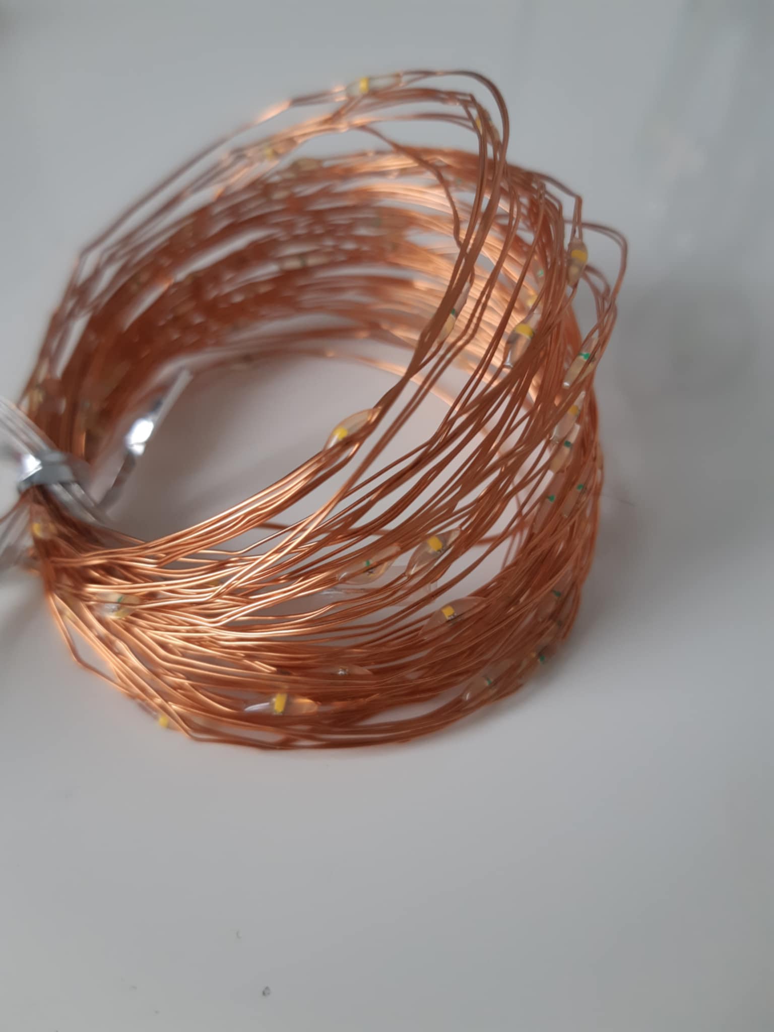 MICRO LED svietiaci reťazec 80 LED teplá biela, 7,9m