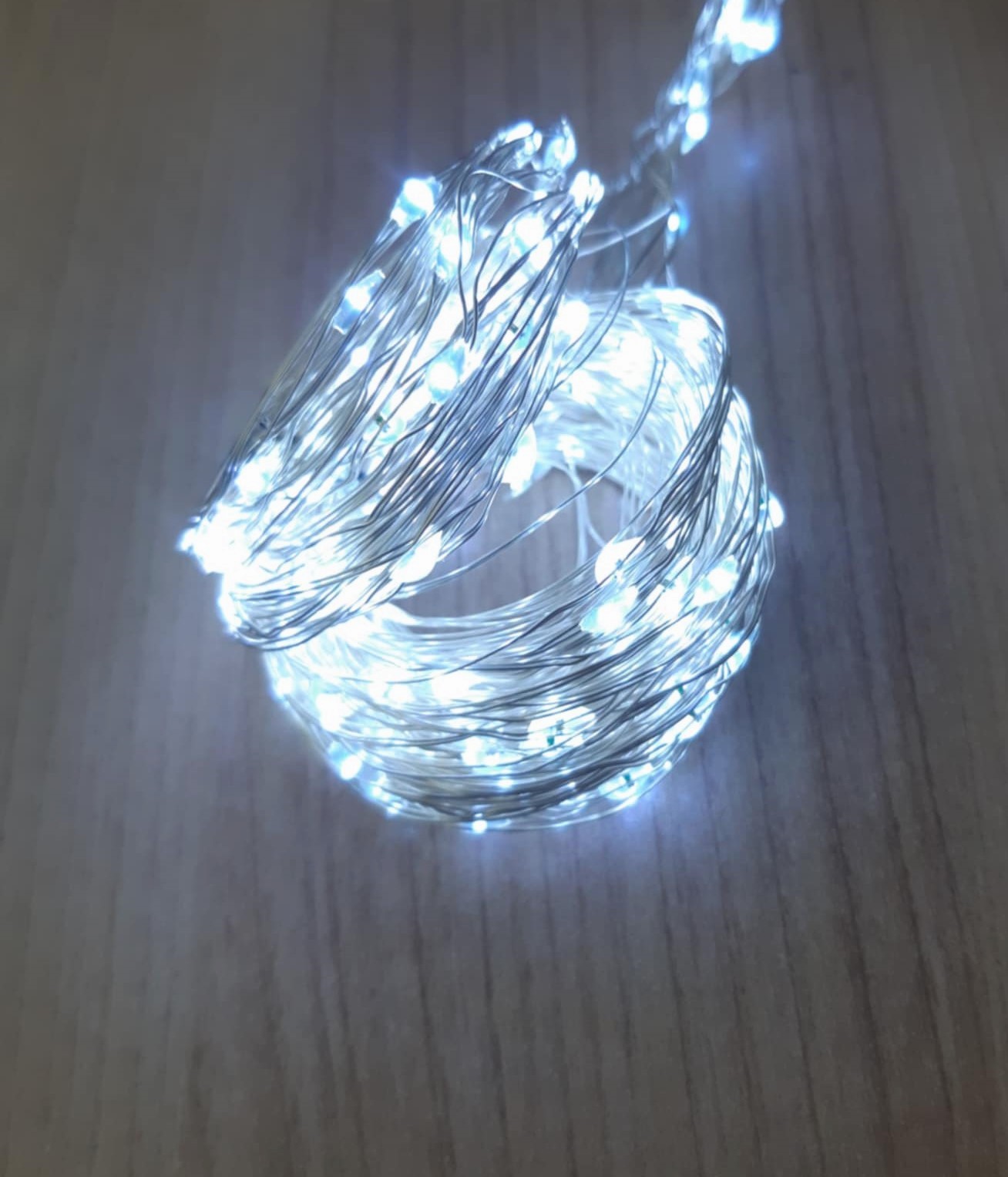 Vnútorný záves 200ks micro led studená biela s diaľkovým ovládačom, 3x2m