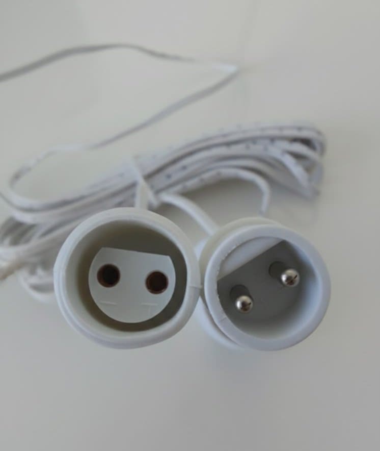 Napájací kábel 5m biely k výrobkom DLI,DLF,DLFJ