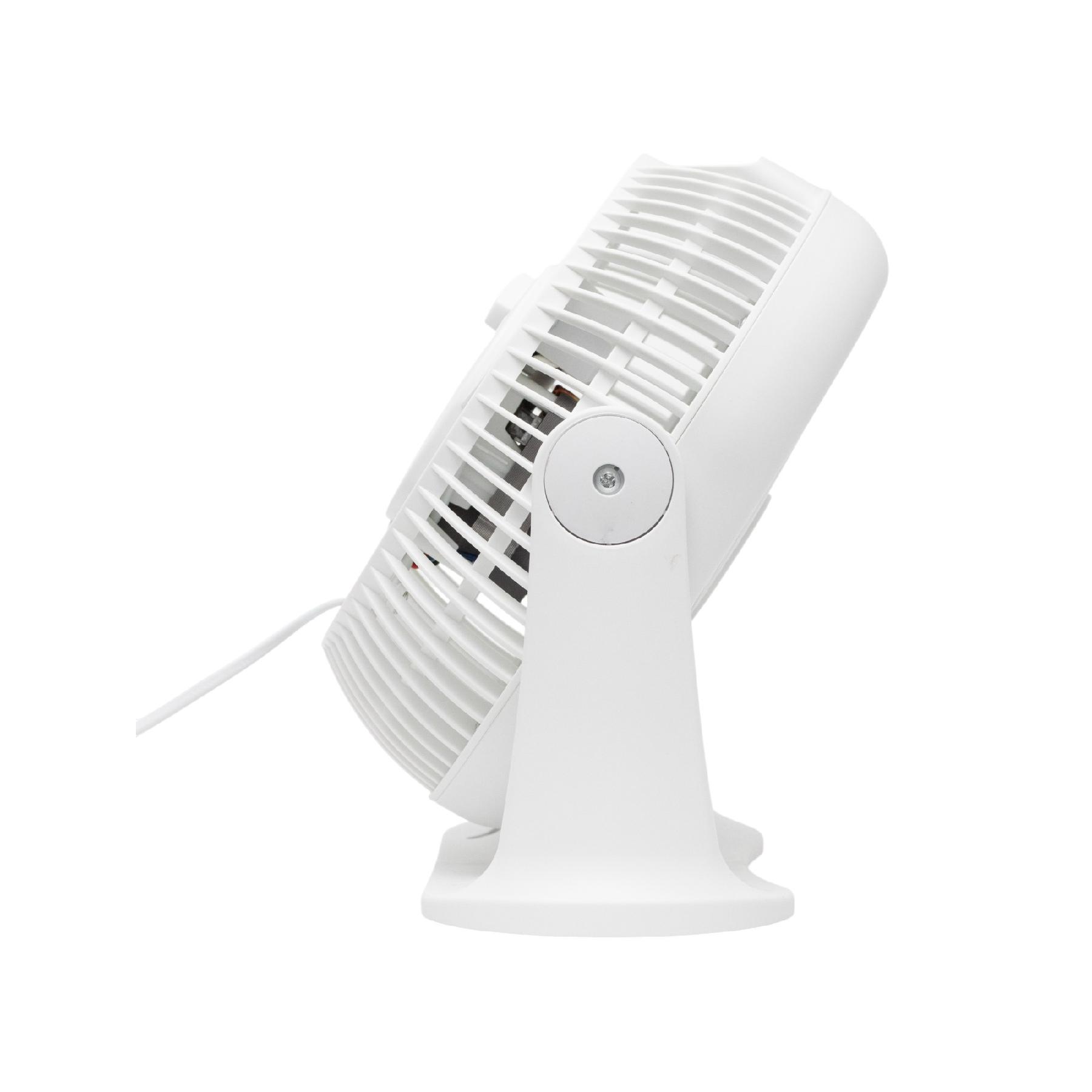 Nástenný/stolný ventilátor biely 30W, priemer 20cm