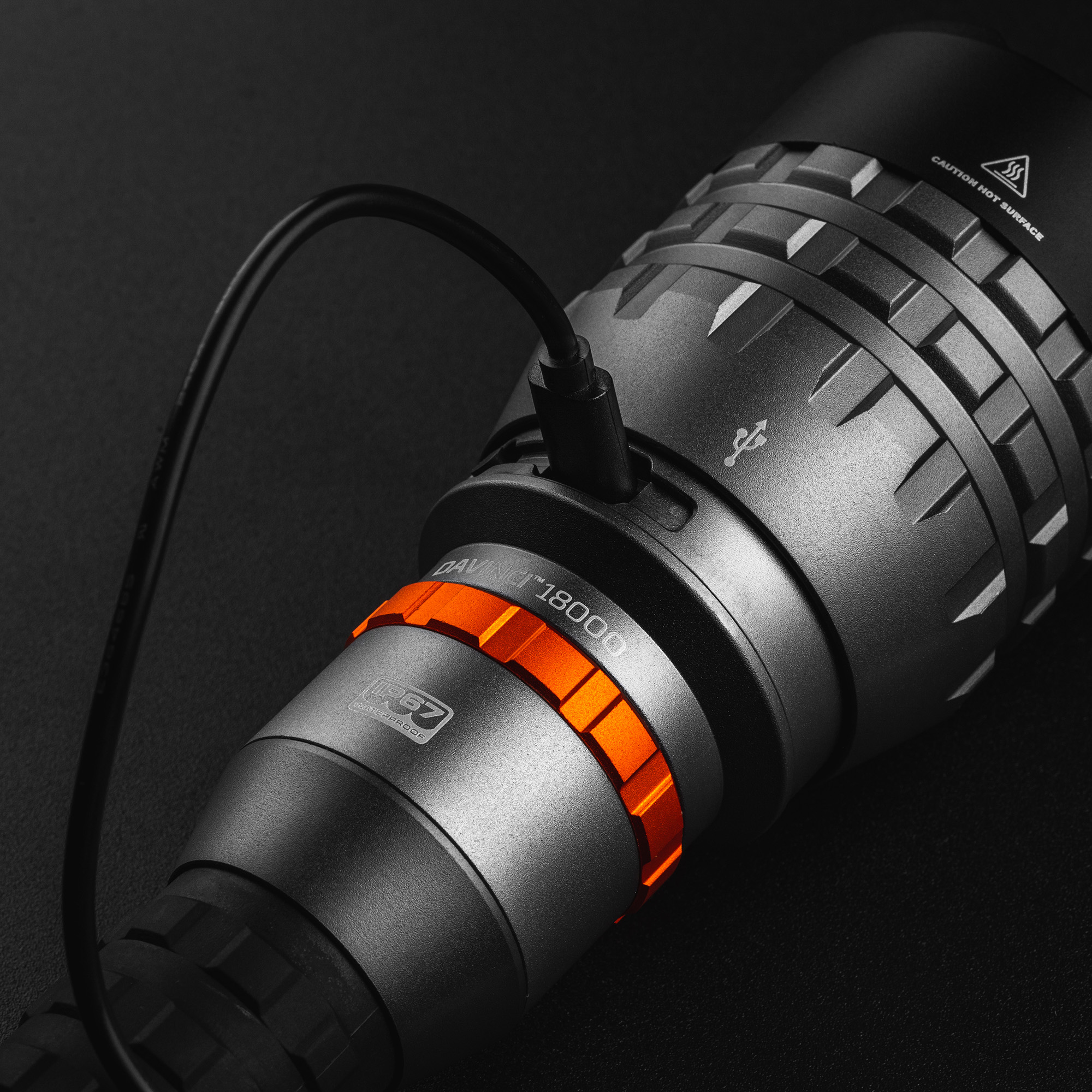 Led baterka NEBO DAVINCI 18000 vodotesná, prachotesná IP67, 10000lm/2h/189m