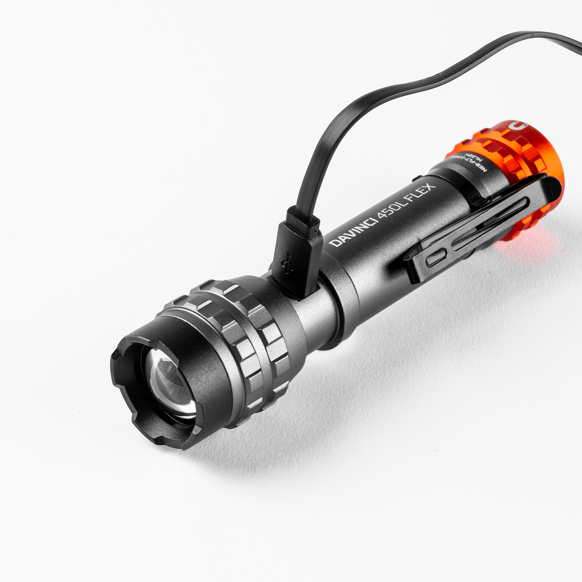 Led baterka NEBO DAVINCI™ 450L FLEX vodeodolná, 250lm/2,5h/160m