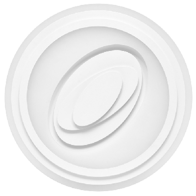 ORION dizajnové stropné/nástenné svietidlo s diaľkovým ovládačom LED/100W, 50x50cm