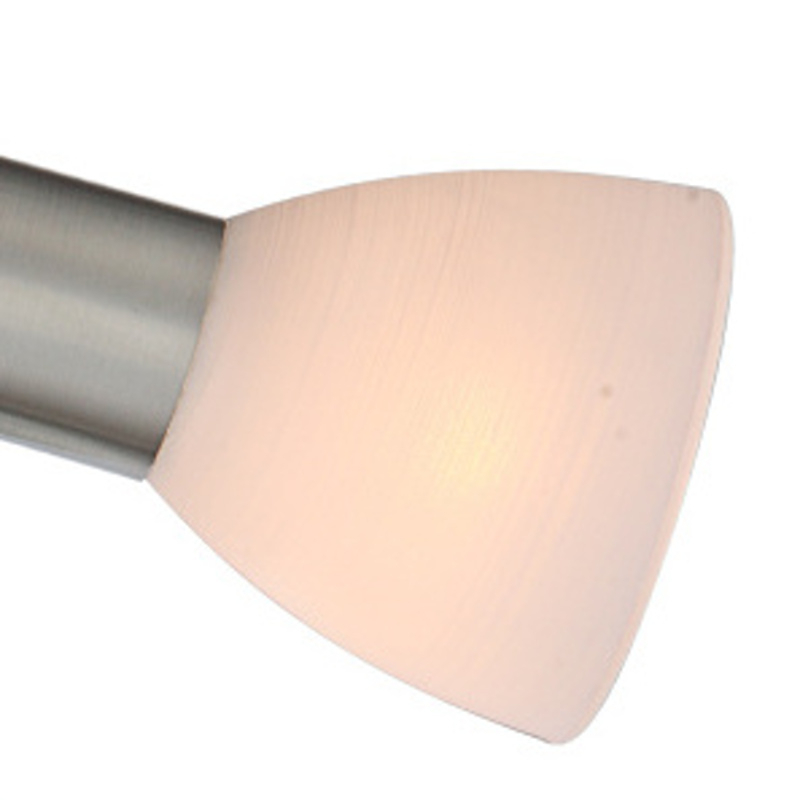 Sklenené tienidlo PANNA biele s pásikmi mont. otvor 2,2cm, priemer: 8cm