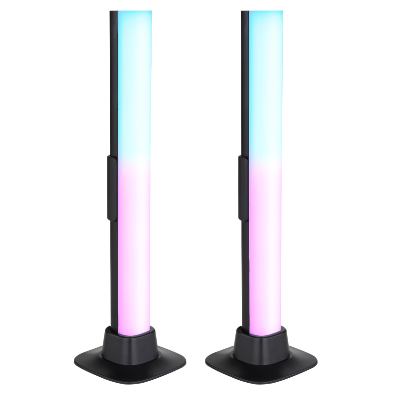 POLLIVER dekoračná SMART stolná lampa stmievateľná RGB LED 2,5W/5V, set 2ks