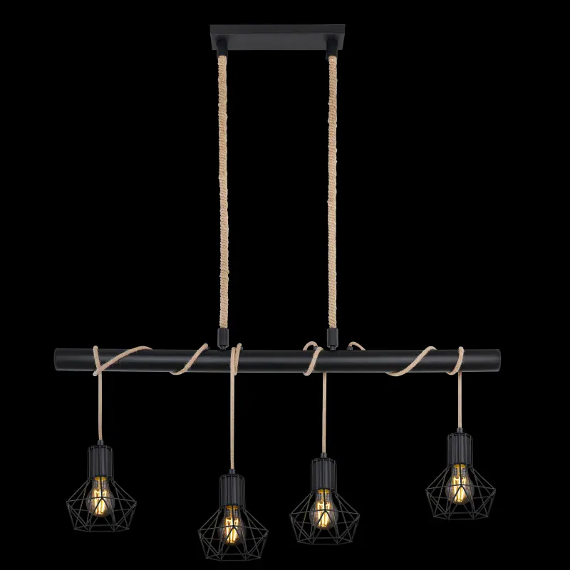 PRISKA visiaci luster kov/lano 4xE27/60W