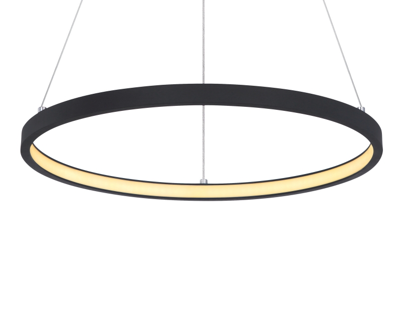 RALPH visiaci ledkový luster čierny 1xLED/19W/3000K