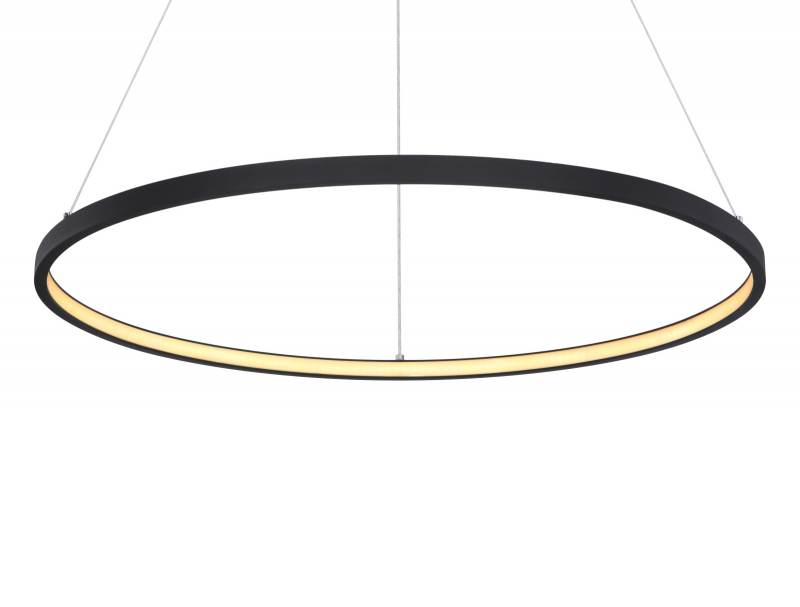 RALPH visiaci ledkový luster čierny 1xLED/29W/3000K