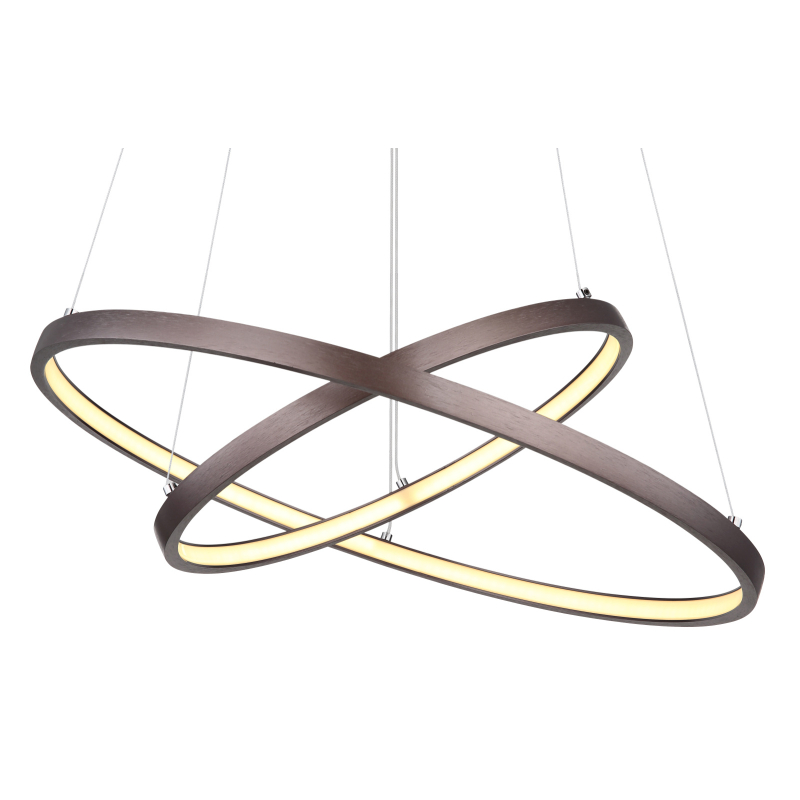 RALPH visiaci ledkový luster hnedý 1xLED/42W/3000K