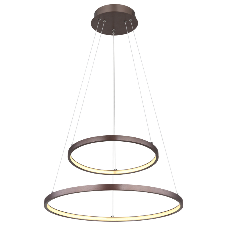 RALPH visiaci ledkový luster hnedý 1xLED/42W/3000K