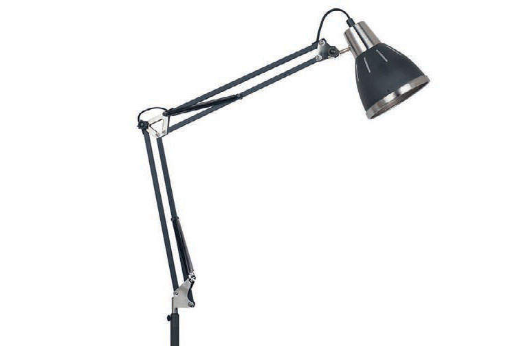 REMIRO stojanová lampa čierna 1xE27/40W