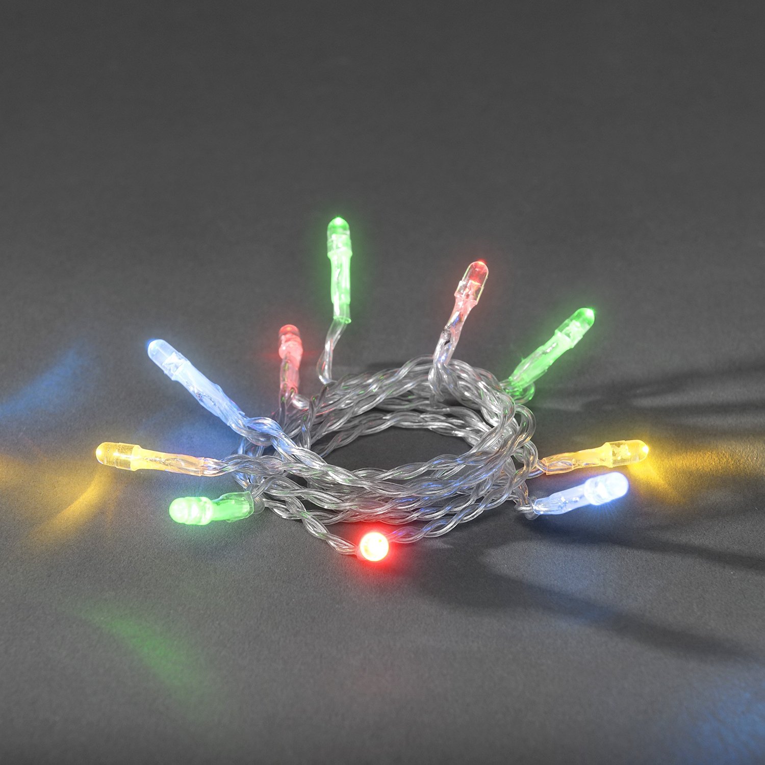 Vnútorná vianočná reťaz na batérie 20LED farebná, 2,85m