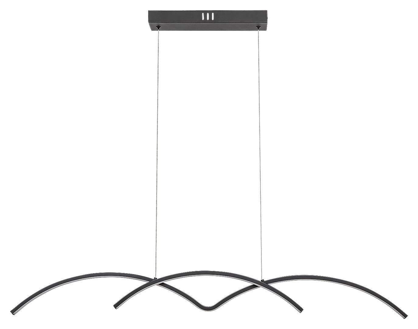 RIVER závesné svietidlo čierne LED/40W/4000K, výška: 110cm