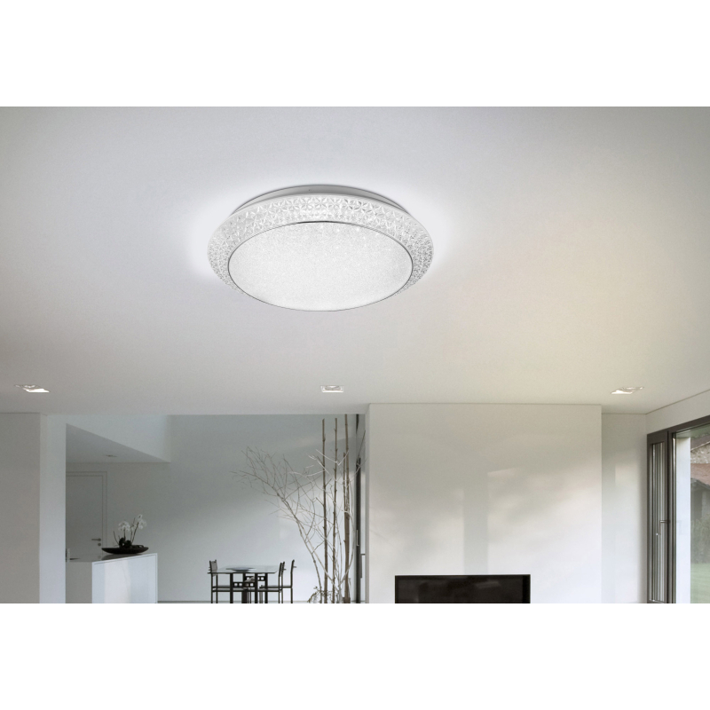 RONJA stropné svietidlo 1xLED/40W/CCT stmievateľné, na diaľkové ovládanie, priemer: 51cm