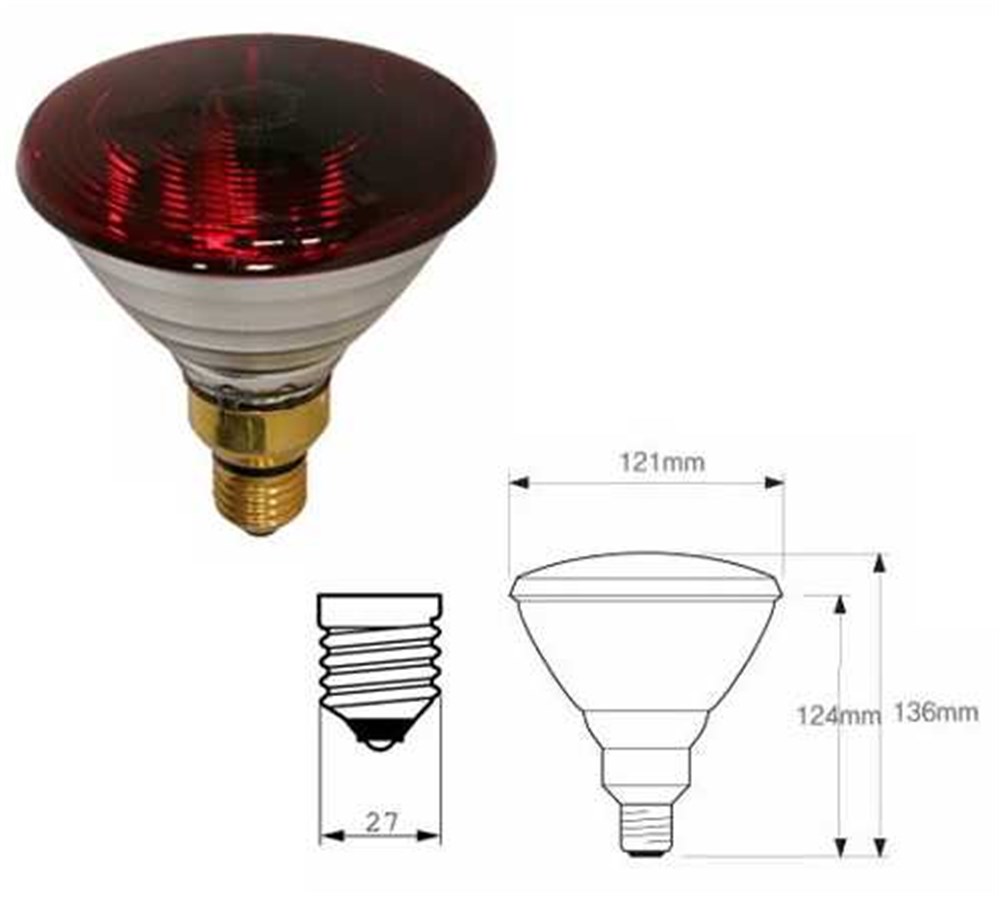 Infračervená žiarovka 150W Philips