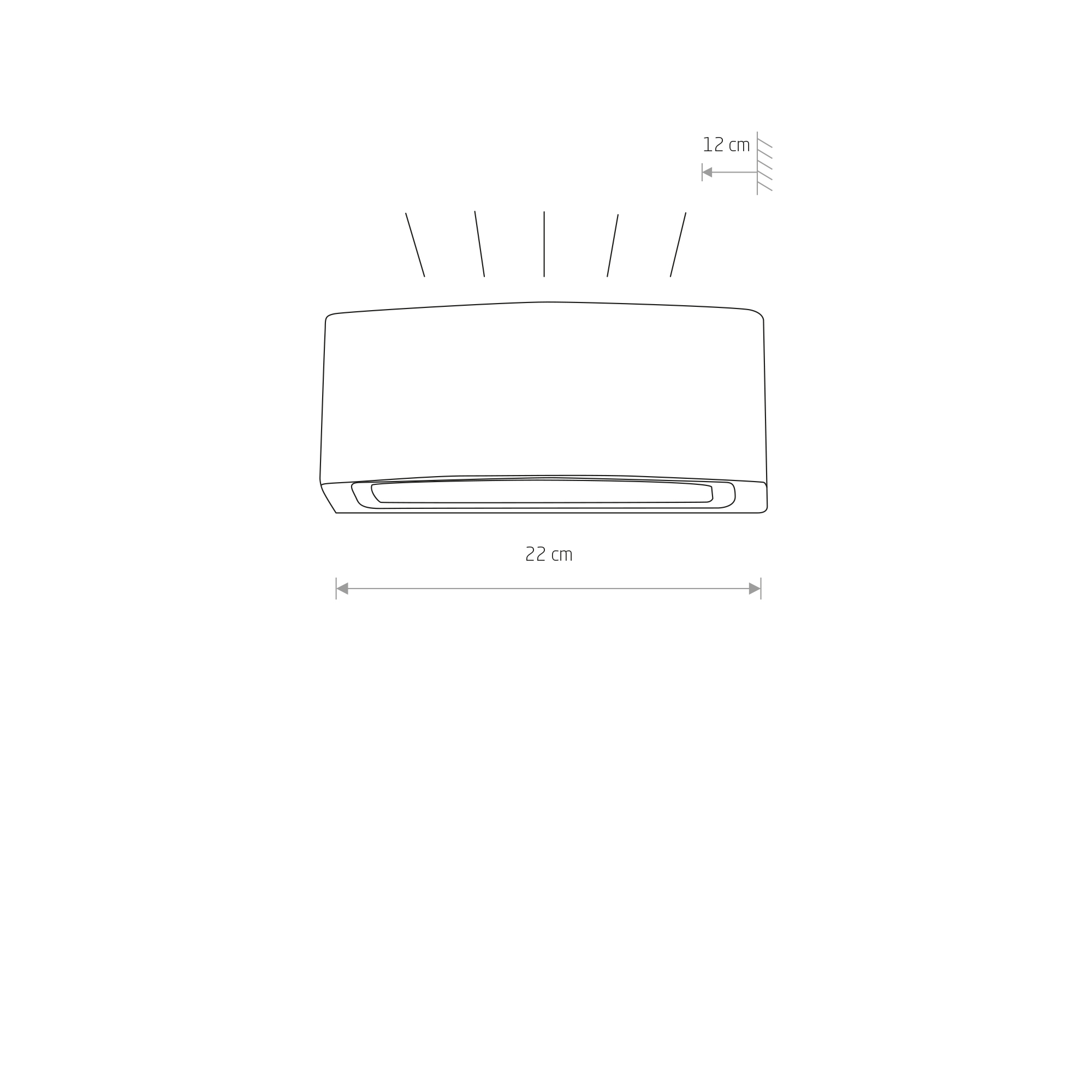 BRICK 1 nástenné svietidlo 1xE27/60W IP65