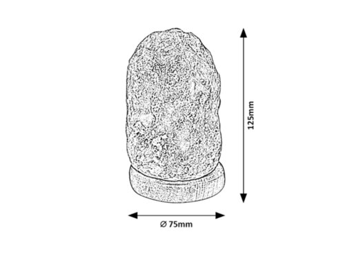 WASABI soľná lampa oranžová RGB LED/1W/DC 5V