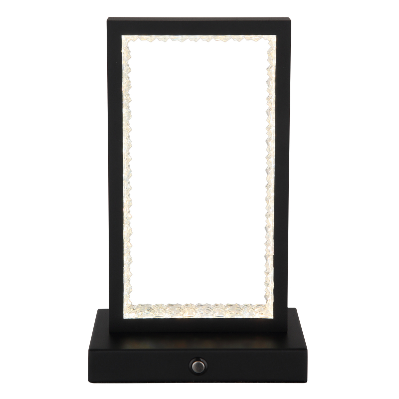 SAMEGA dekoračná USB stolná lampa stmievateľná čierna LED/3W/5V, CCT 2700-4000-6500K
